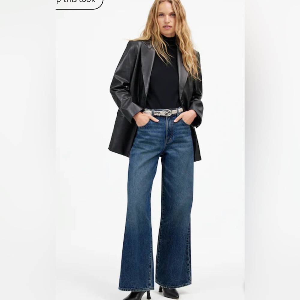 Madewell Superwide-Leg Jeans Blue Size 29
NWT